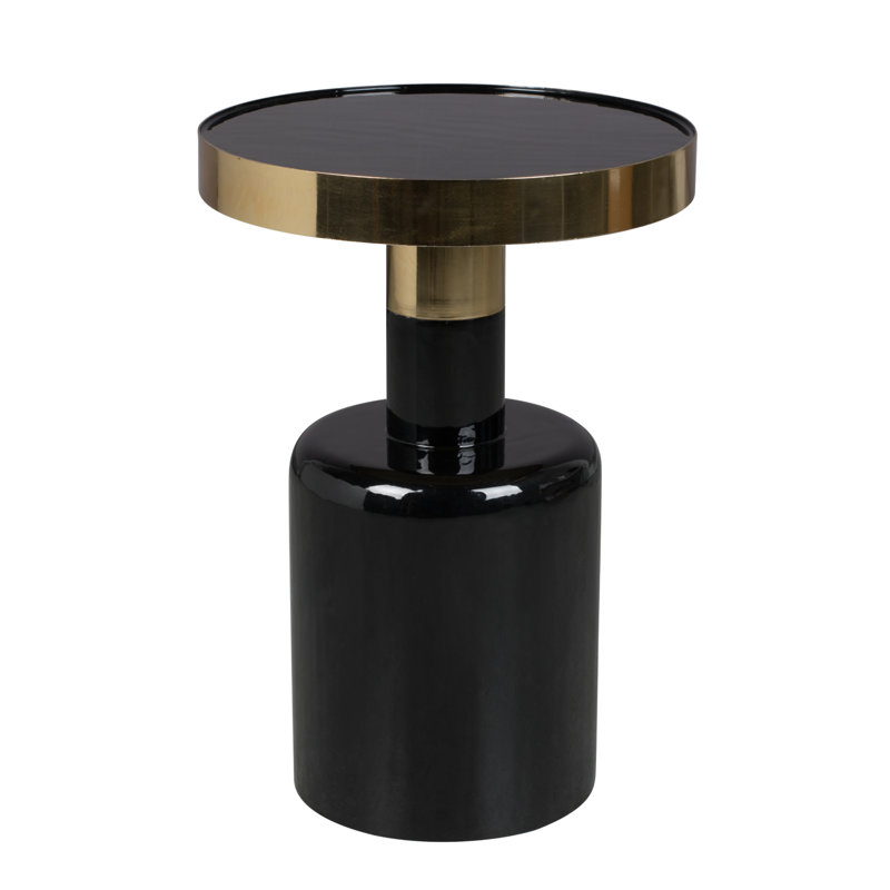 Table de bout Glam Block, Noir