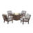 Prairie 5 Piece Multiple Chairs Seating Group with Cushions-88752824-131209904