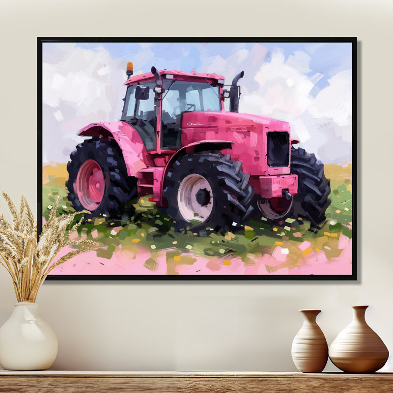 Filomena - décoration murale campagne, Toile avec cadre flottant noir, H 12 po x l 20 po x P 1 po