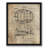 " Baseball Mask Patent Print "