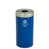 Bleu / aluminium satiné