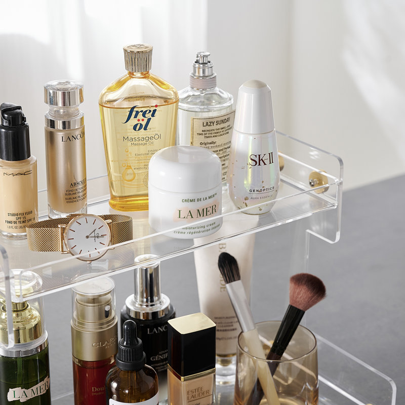 Organisateur de maquillage en plastique Pekarovic, Transparent