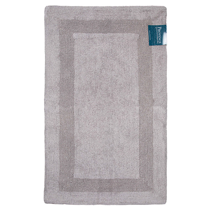 Tapis pour salle de bain Provence, L 20 po x L 32 po, gris