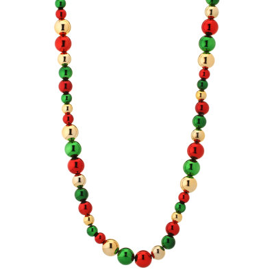 6' Shatterproof Shiny Mix Ball Garland