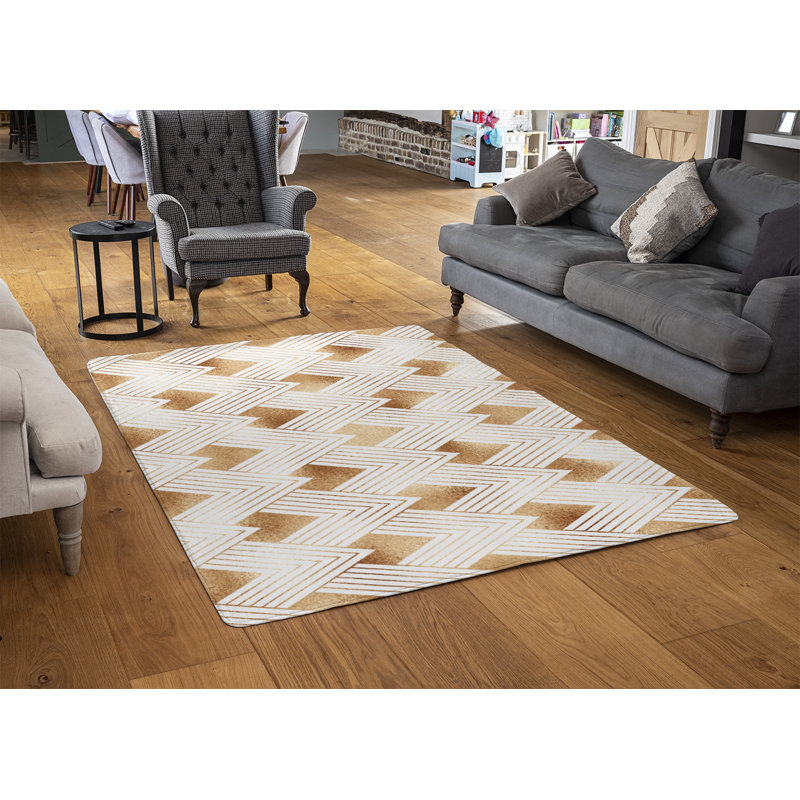 Valhalla Geometric Shag Area Rug, Rectangle 160 x 230cm