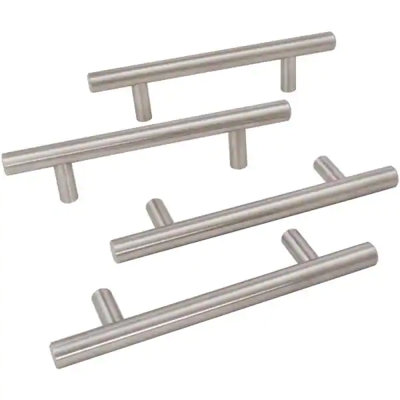 (4-Pack) 3-3/4" Stainless Steel Bar Pull