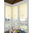 Beige Blinds With Embossed Design Temporary Pleated Window Shades No Drill Stick On Windows Coverings-583895364