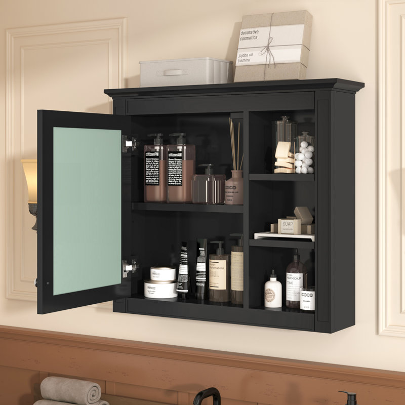 Bathroom Wall Cabinet 30'' X 28'' With Mirror - Functional Design & Practical Mounted Medicine Elegant