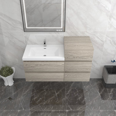 Moreno Bailey Bathroom Vanity with Acrylic Top