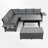 Wicker - Person Patio Conversation Set-1141483120-1141483135