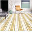 Tapis en laine noué à la main Nordic - doré / bleu clair-106953517