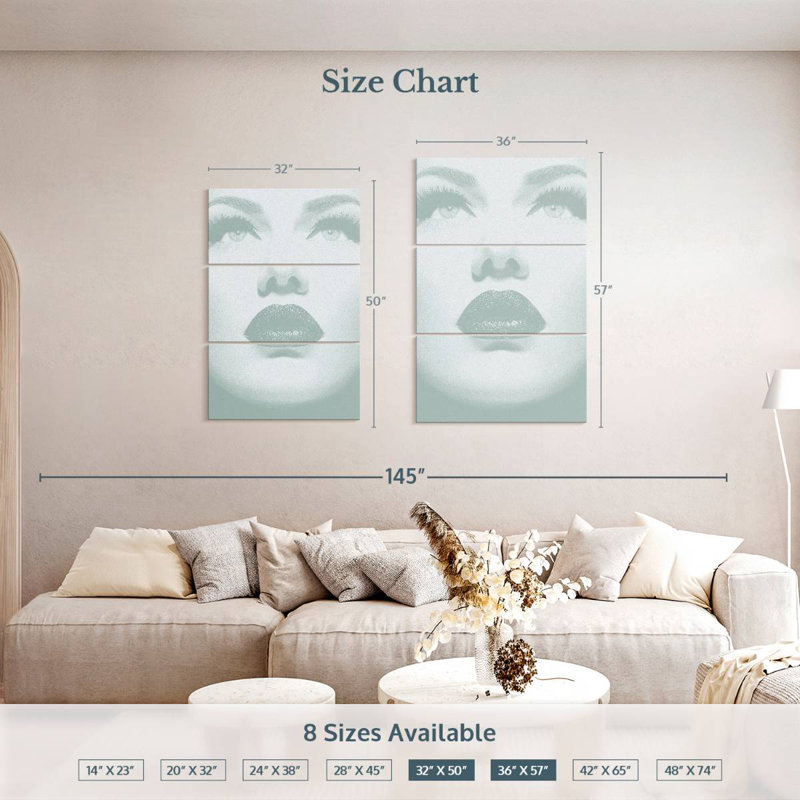Shuttleworth Lashes, 57" H x 36" W