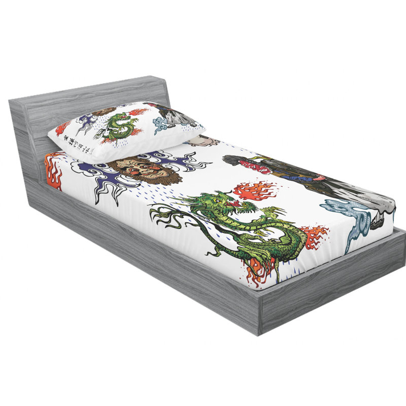 Microfiber Sheet Set, Twin XL Sheet Set with Fitted Sheet
