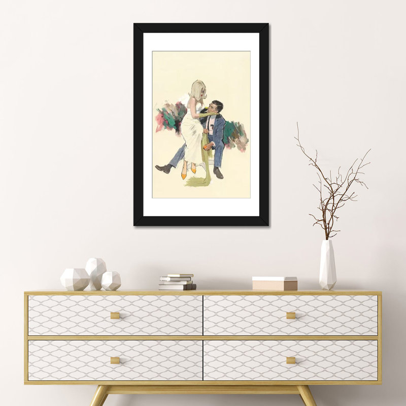 « adoration » par ernest chiriacka, impression sur toile tendue, Papier beaux-arts encadré noir, H 32 po x l 24 po x P 1 po