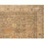 Tapis beige / brun en laine noué à la main 5 pi x 7 pi 2 po-72833797