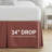 Southshore Fine Linens Vilano Pleated Bed Skirt, Double-Brushed Microfiber 15-Inch Drop Bed Skirt with Pleated Design, Machine Washable, California King, Marsala (Terra Cotta)-390276498-390276489