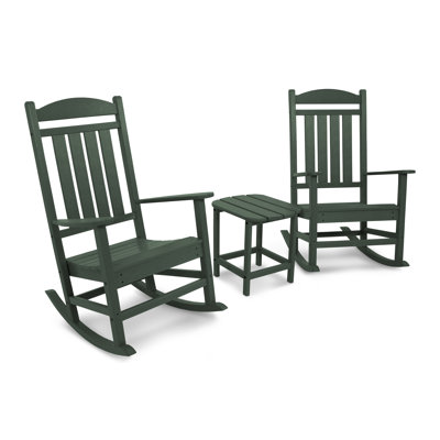 POLYWOOD® Rocker 2-Person Patio Seating Group