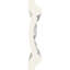 Rail de chaise Marcella H 3 7/8 po x l 96 po x P 3/4 po Marcella
