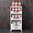 Laundry Basket With Wheels,Rolling Folding Laundry Hamper,Utility Cart,Kitchen Storage Cart,Stackable Storage Bins Open Front,