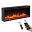 CASTELLO FLAMME Stainless Steel Electric Fireplace Insert-11039583