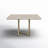 Tulane Solid Wood Top Metal Base Dining Table-268602040-400302520
