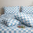 Grid Comforter Set Plaid Bedding Set 1 Checkered Comforter with Pillowcases-114984132-114984123