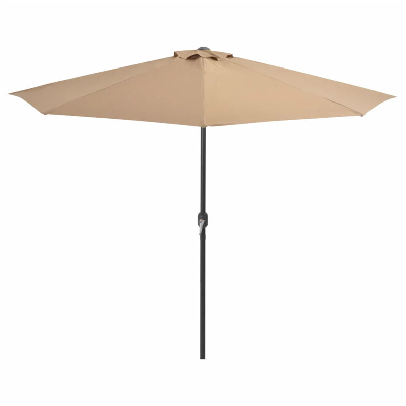 Hudson Oaks Balcony Parasol, Taupe, 87.4" H x 106.3" W