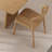 Burlywood Solid back side Chair(Set of 2)