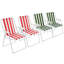 Harbour Housewares Folding Metal Beach Chairs-538144174
