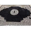 Antique Art Deco Chinese Medallion Black 1930s Rug