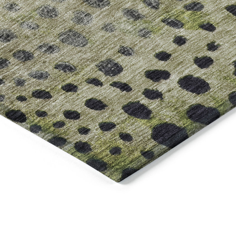 Tapis Chayil avec envers antidérapant, Rectangle 1 pi 8 po x 2 pi 6 po