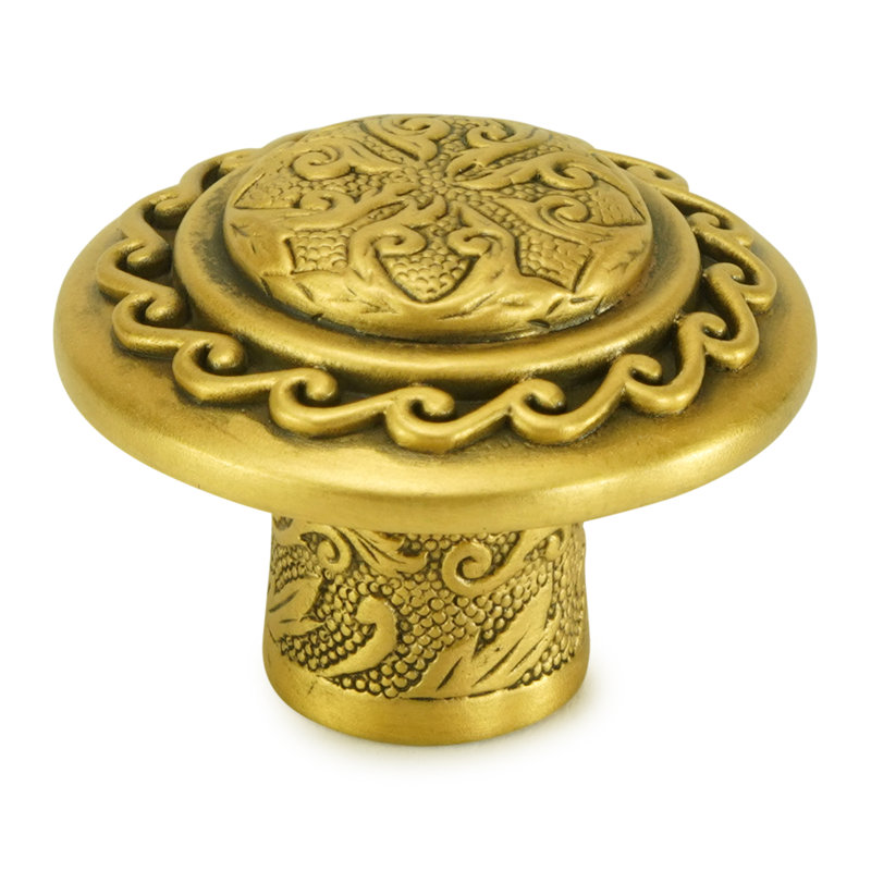 AMERICANA KNOB PLATE, Museum Gold
