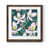 Papier, cadre noyer