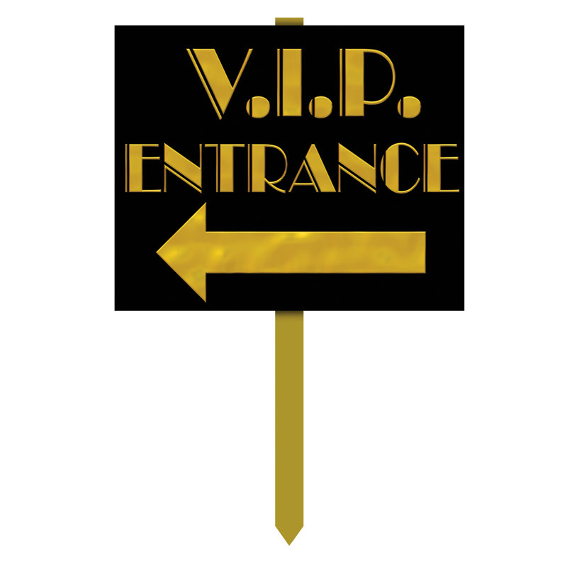 V.I.P. Enseigne d'entrée