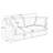 Upholstered Sofa With Ottoman