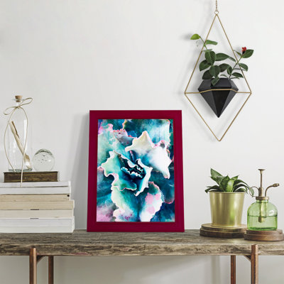 «Pastel Succulent Beauty I», reproduction de cadre photo simple