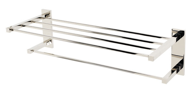 Contemporary II Wall Shelf, Polished Nickel