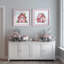 Ensemble de 2 estampes Ribboned Holiday-348270880-348270907
