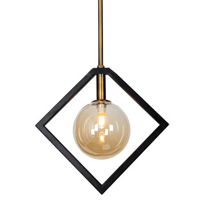 Luminaire suspendu géométrique 1 lumières simple Cerda