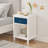 Wooden Nightstand with One Drawer One Shelf-1238337910