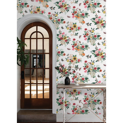 Papier peint floral