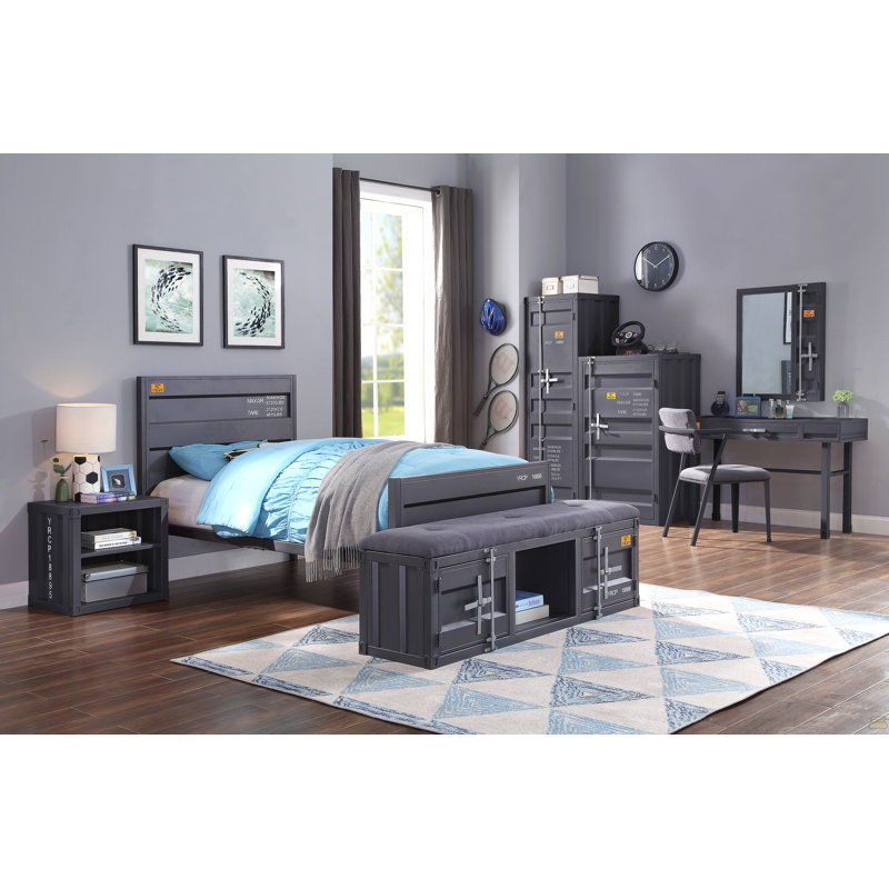 1-Door Wardrobe With Container Lock