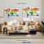 Carte du monde Aliaz Pride-108102125