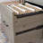 L-Shaped Desk, Brown Finish