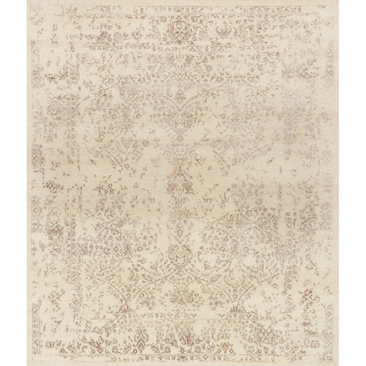 Hand Knotted Floral Indoor Rug