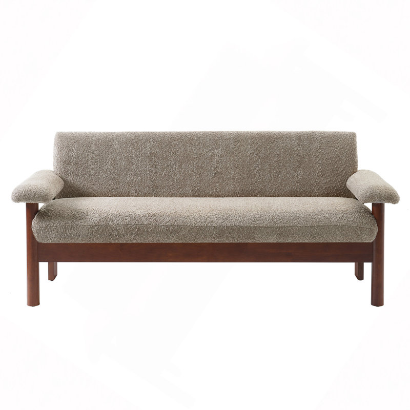 Canapé moderne à 2 places avec causeuse moderne et coussins avec accoudoirs
