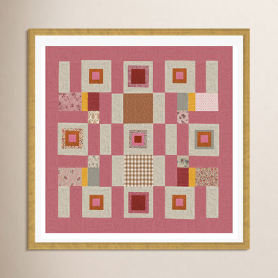 " Pink Cottage Quilt "