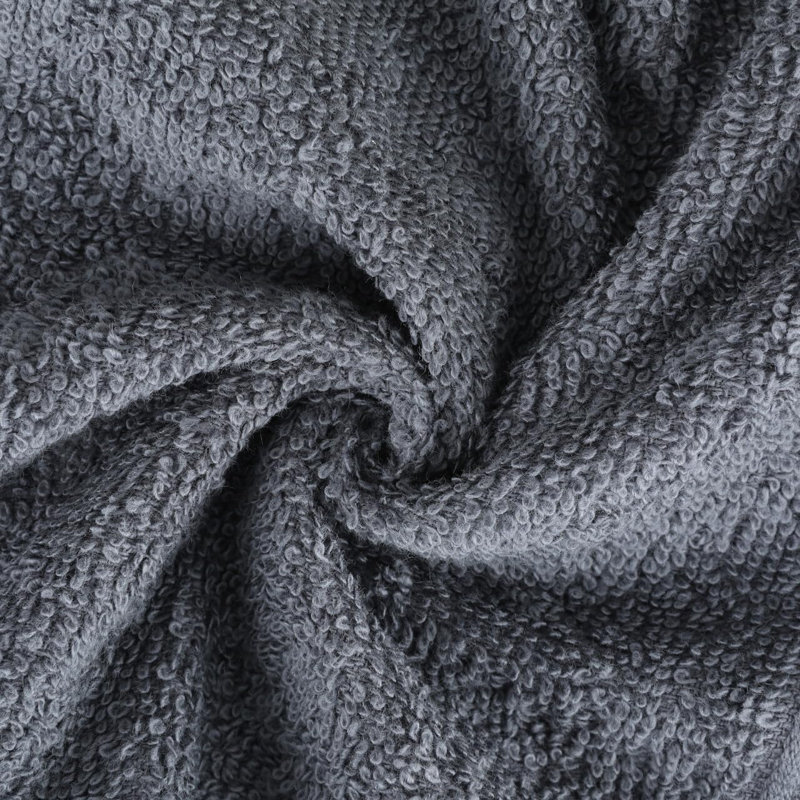 Zetilla Plush Bath Towel, Dark Gray