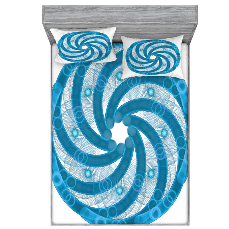 Microfiber Sheet Set, Queen Sheet Set with Fitted Sheet