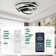 Hagensee 24" DIY Shade Reversible Ceiling Fan with Dimmable LED Light and Remote